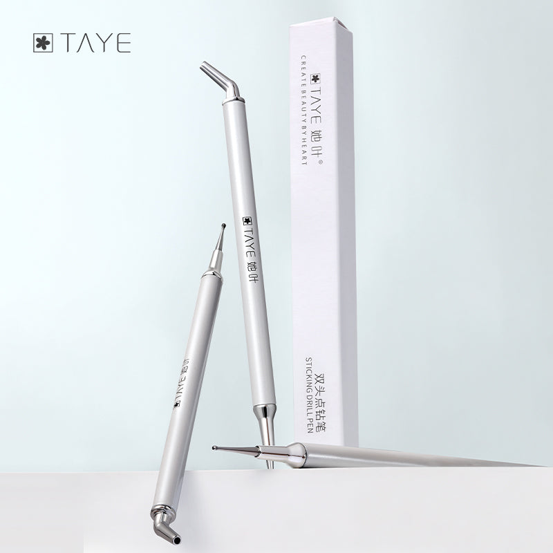 TAYE Nail Art Brush Pen Tools Diamonds Stick Dotting Pen