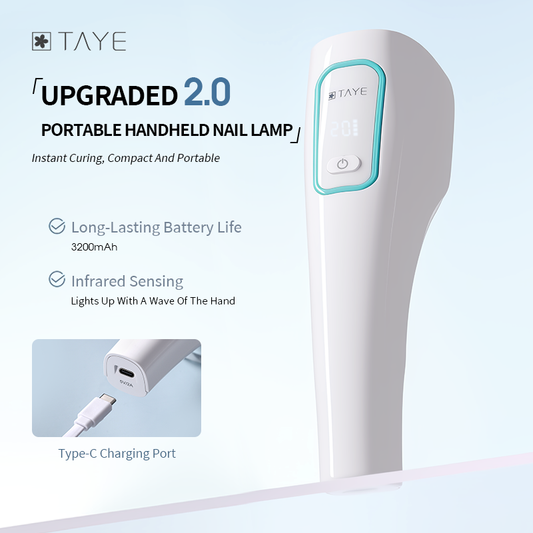 TAYE Hochwertige tragbare wiederaufladbare schnell trocknende UV-LED Nagellampe