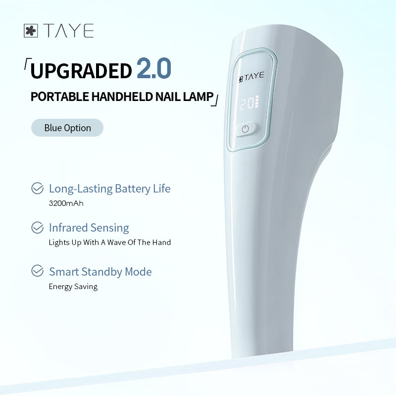 TAYE High Quality Portable Rechargeable Quick Drying UV LED Nail Lamp Light