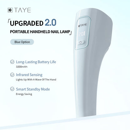 TAYE High Quality Portable Rechargeable Quick Drying UV LED Nail Lamp Light