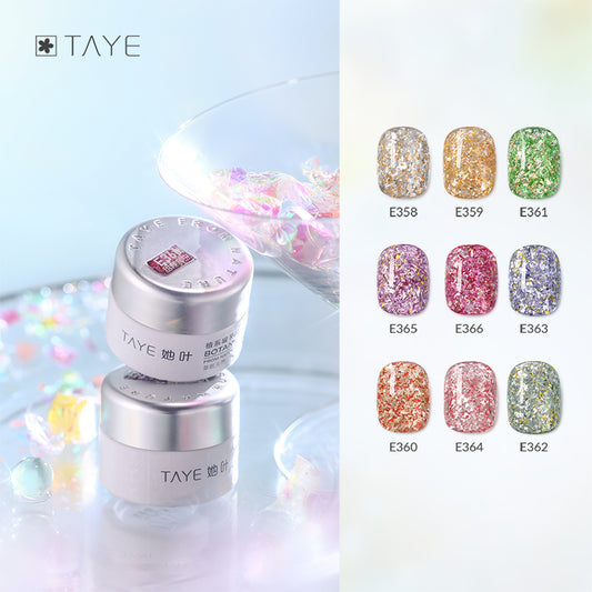 TAYE Long Lasting Glitter Nail Gel Polish