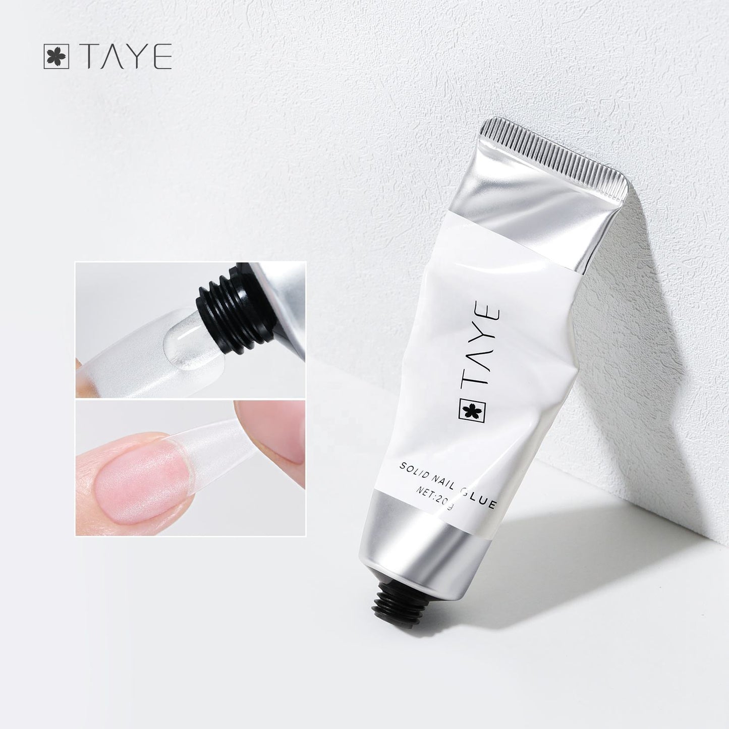 TAYE Long Lasting Nail Tips Solid Nail Functional Glue