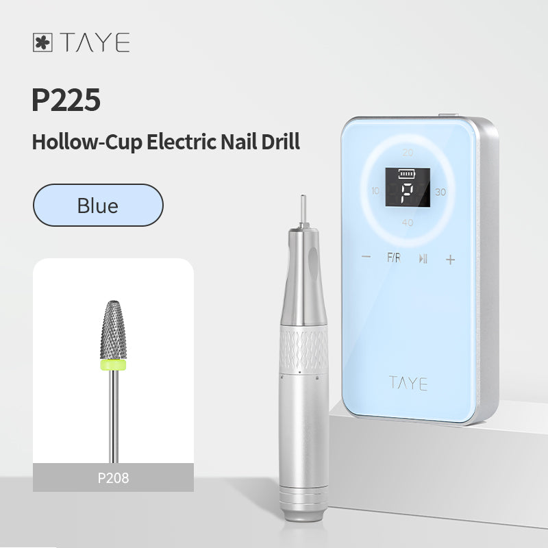 TAYE Professional Latest Best Type Portable Electric Hollow Cup Nail Drill Machine for Nail Salon
