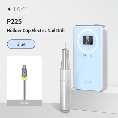TAYE Professional Latest Best Type Portable Electric Hollow Cup Nail Drill Machine for Nail Salon