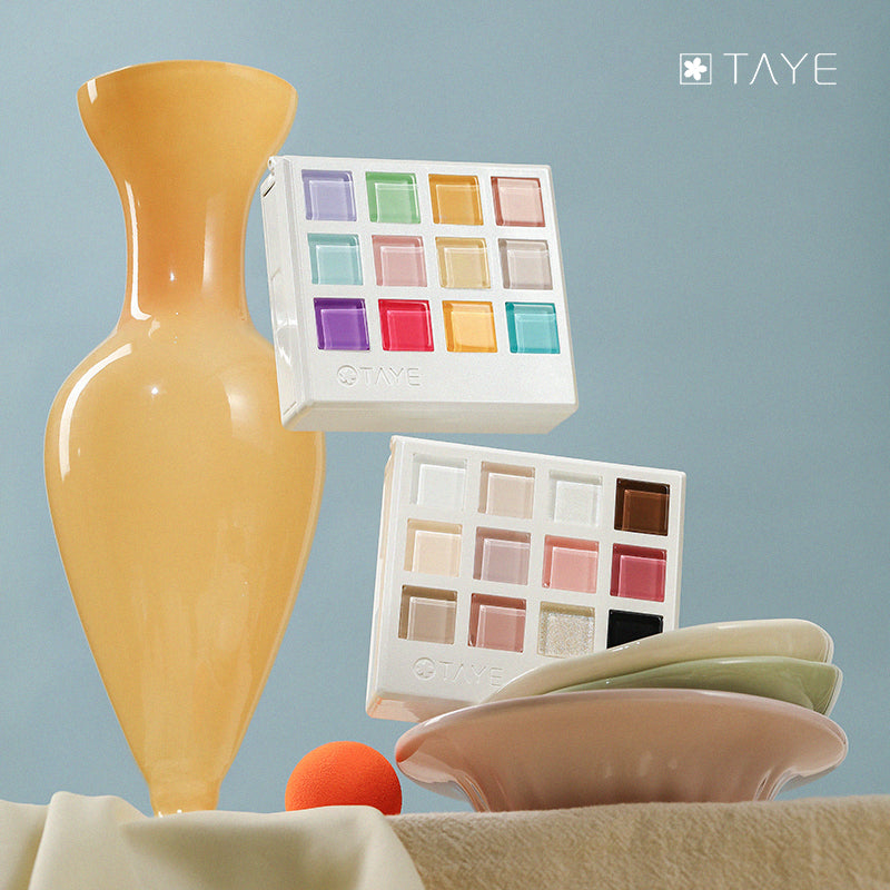 TAYE 12 Colors Nail Gel Polish Set UV LED Magic Cube Patting Gel for Salon Nail Gel Set