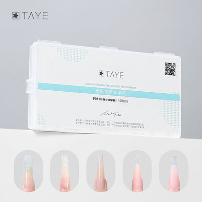 120 Pcs Clear Dual Forms Full Cover Quick Building Gel Mold Tips Nail Extension Molds Upper Forms for Nails Poly Gel