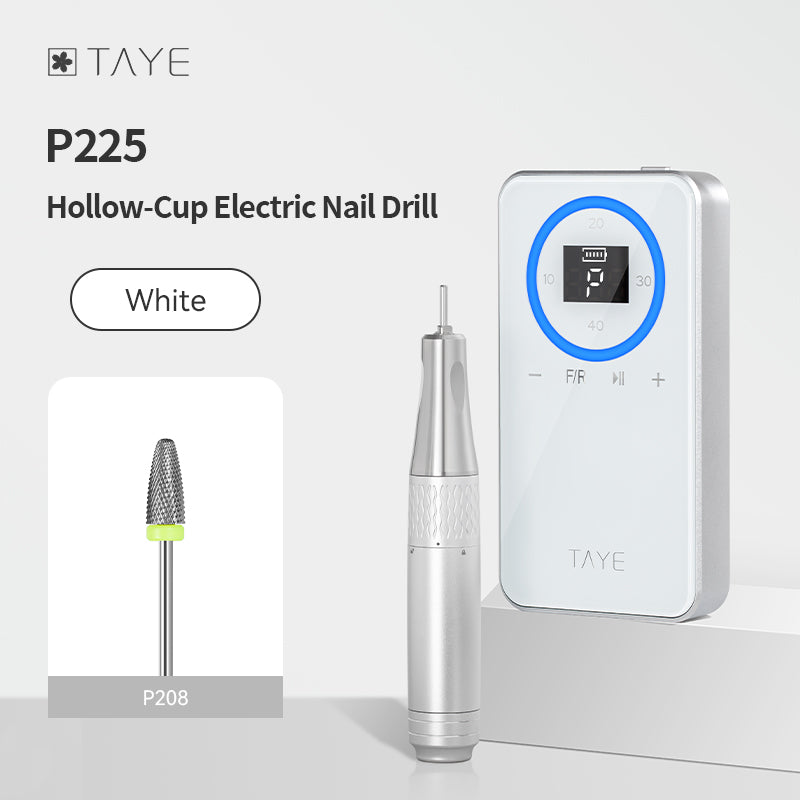 TAYE Professional Latest Best Type Portable Electric Hollow Cup Nail Drill Machine for Nail Salon