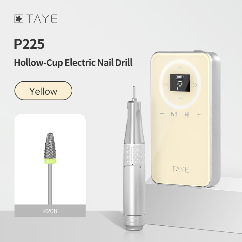 TAYE Professional Latest Best Type Portable Electric Hollow Cup Nail Drill Machine for Nail Salon