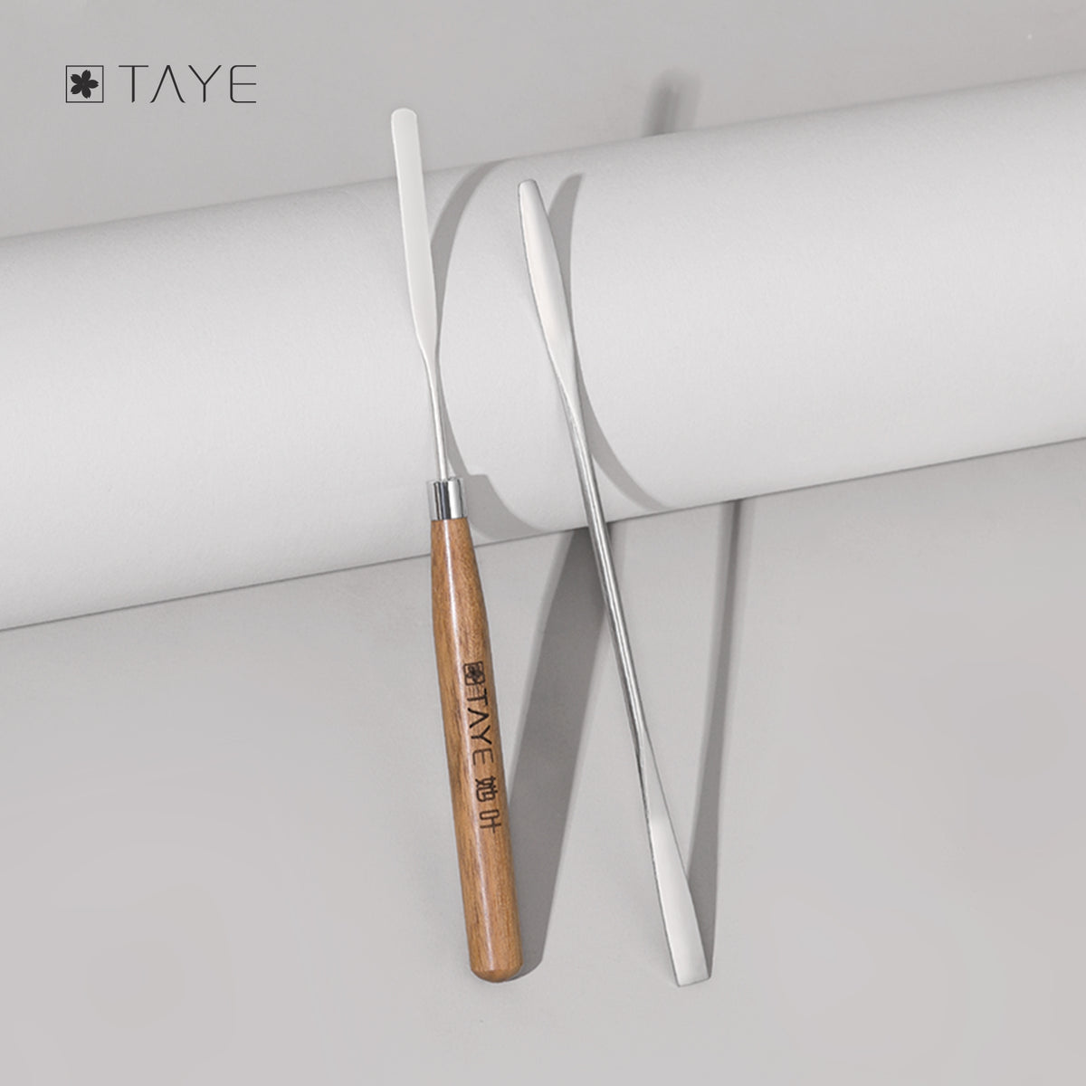 TAYE Metal Head Nail Art Tools Nail Gel Mixing Stick