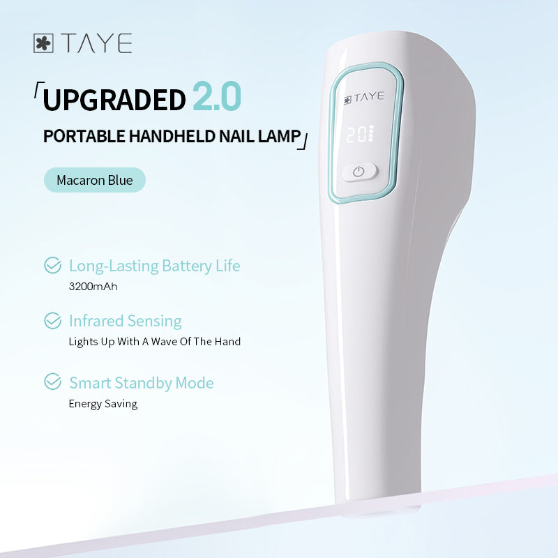 TAYE High Quality Portable Rechargeable Quick Drying UV LED Nail Lamp Light