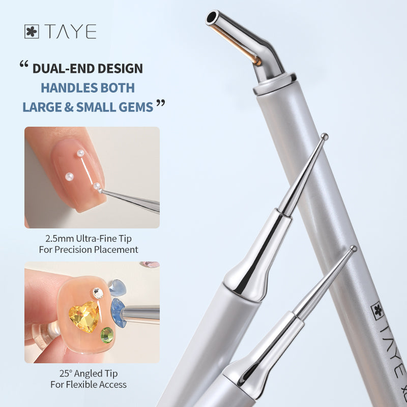 TAYE Nail Art Brush Pen Tools Diamonds Stick Dotting Pen