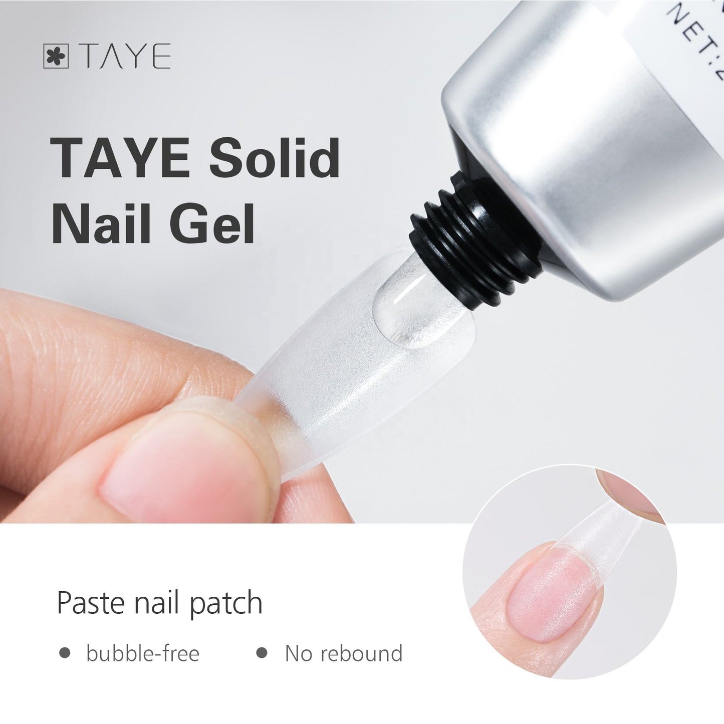 TAYE Long Lasting Nail Tips Solid Nail Functional Glue