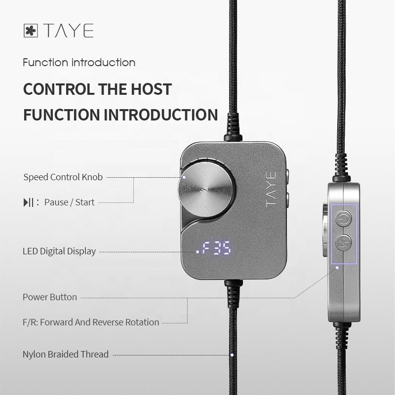 TAYE Easy Use Portable Machine Mini Machine Nail Drill Pen for Nail Art