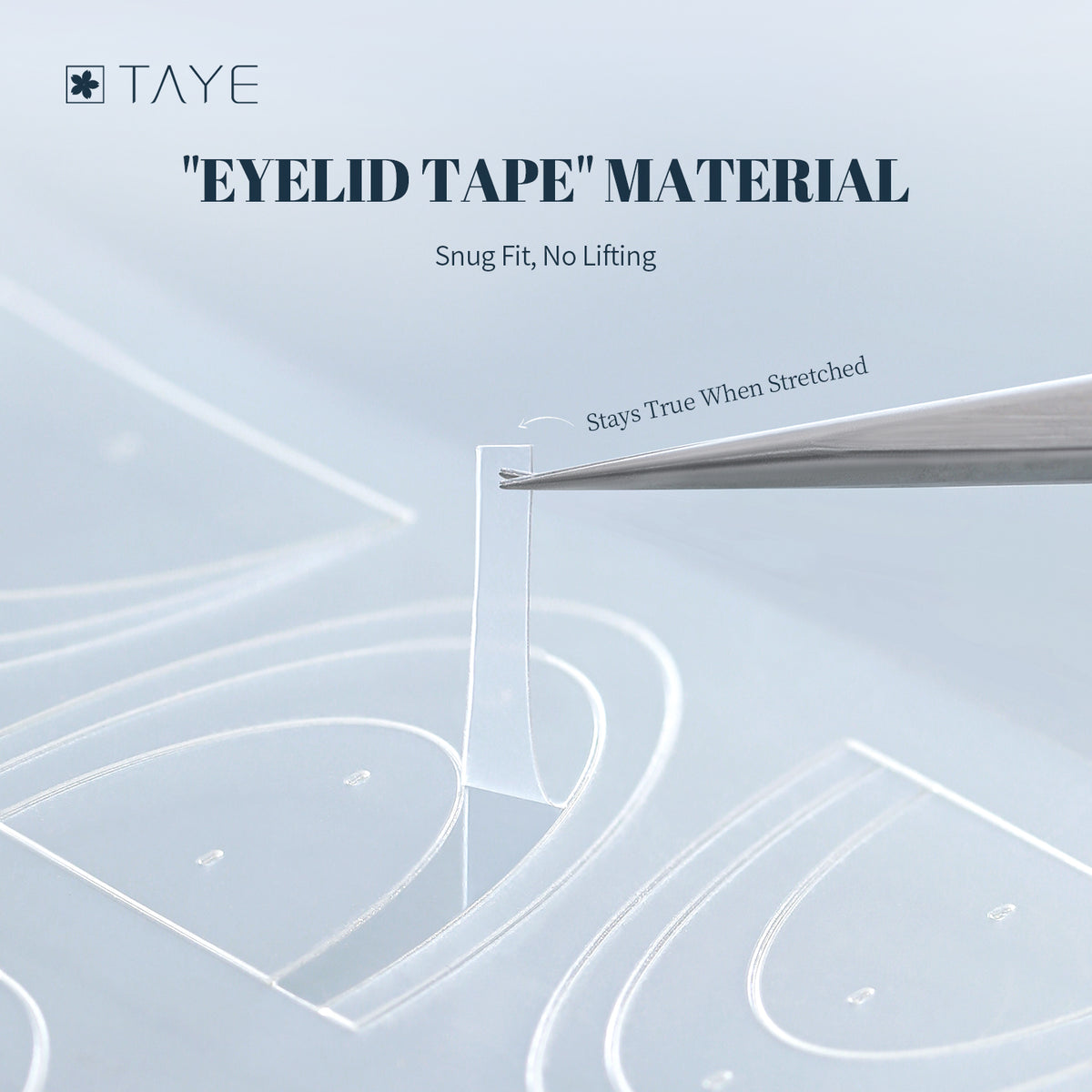 TAYE Transparent Clear Paper Nail Art Painting Sticker