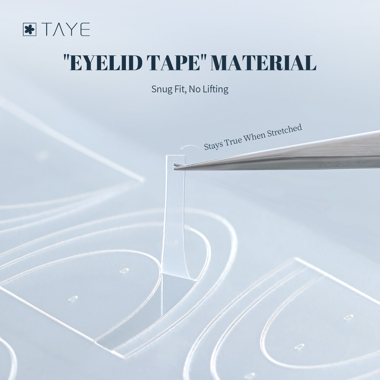 TAYE Transparent Clear Paper Nail Art Painting Sticker