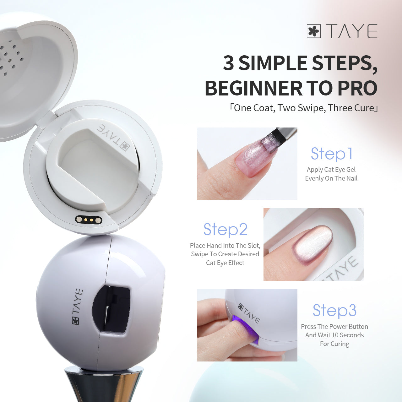 TAYE  Plug-in Cat Eyes Gel UV LED Nail Lamp