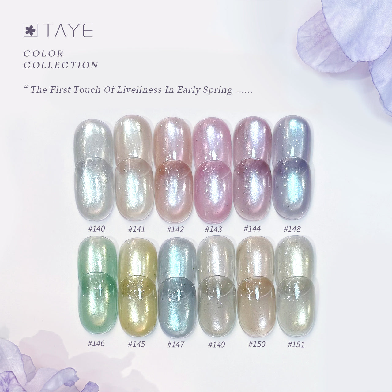 TAYE Nail Gel Polish Cat Eyes
