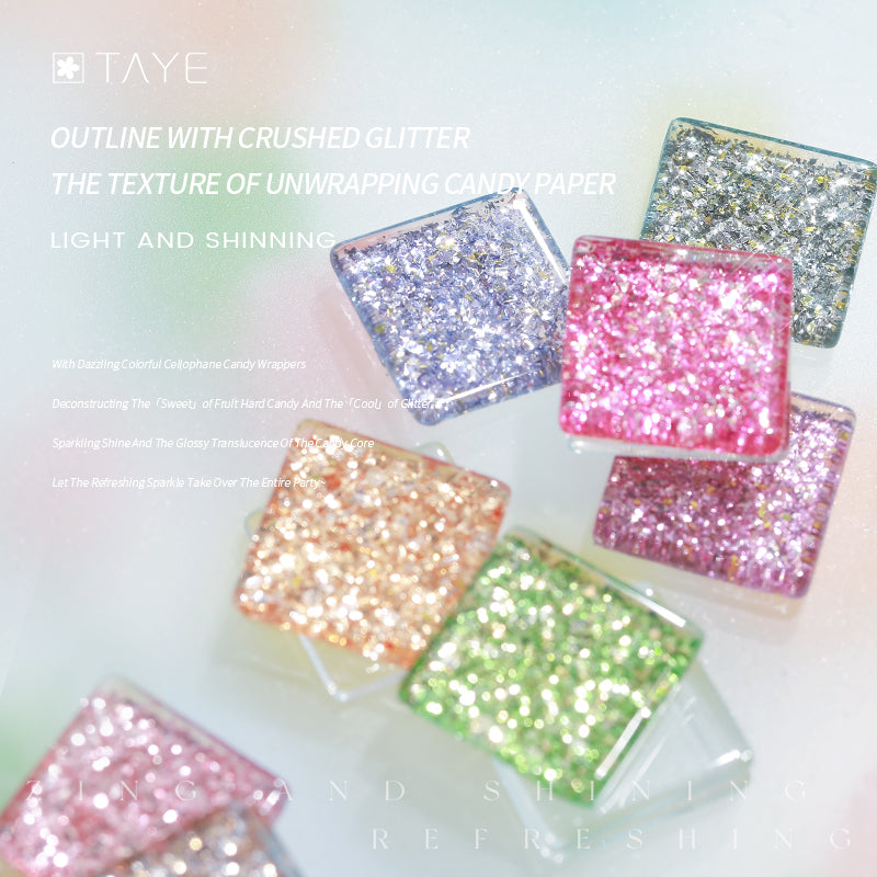 TAYE Long Lasting Glitter Nail Gel Polish