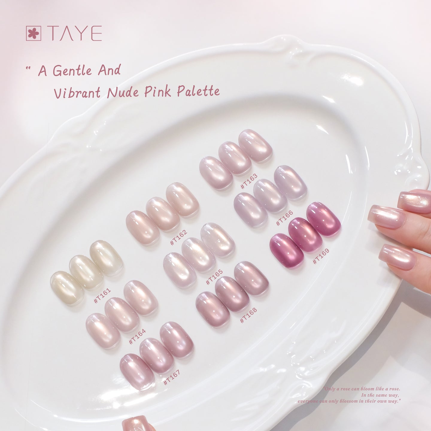 TAYE Spring Colors Nail Gel Polish Cat Eyes Color