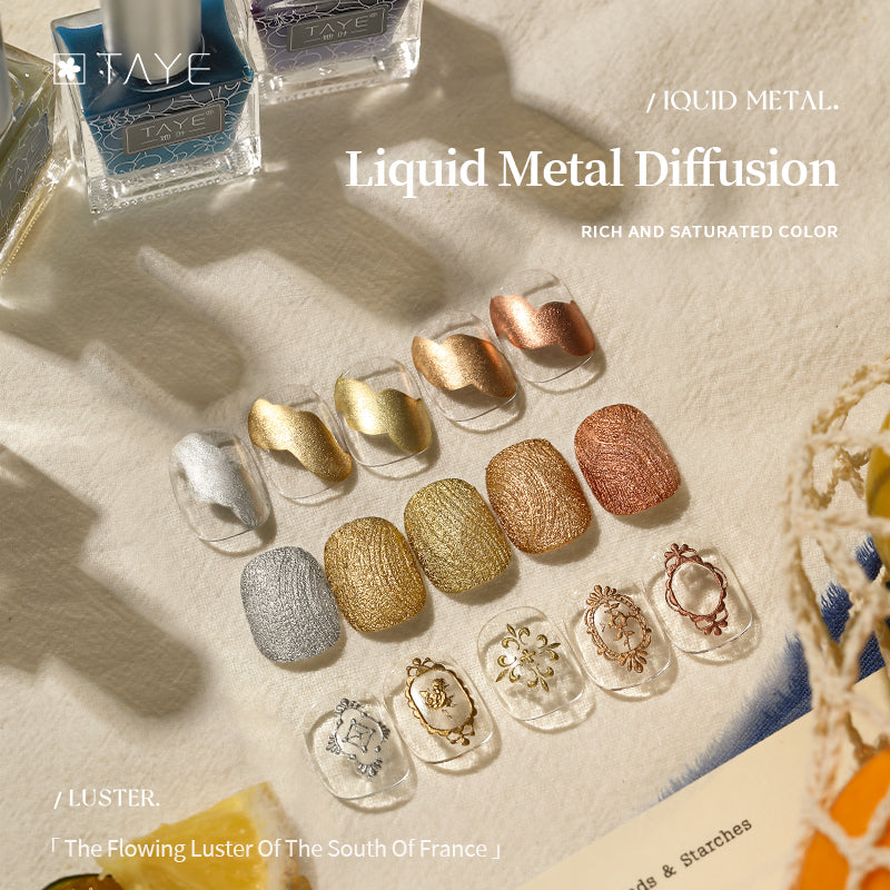 TAYE Metallic Marble Blending Liquid for Nail Art
