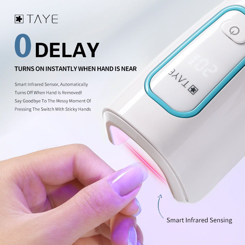 TAYE High Quality Portable Rechargeable Quick Drying UV LED Nail Lamp Light
