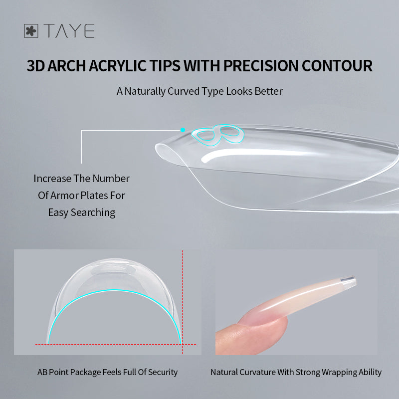 120 Pcs Clear Dual Forms Full Cover Quick Building Gel Mold Tips Nail Extension Molds Upper Forms for Nails Poly Gel