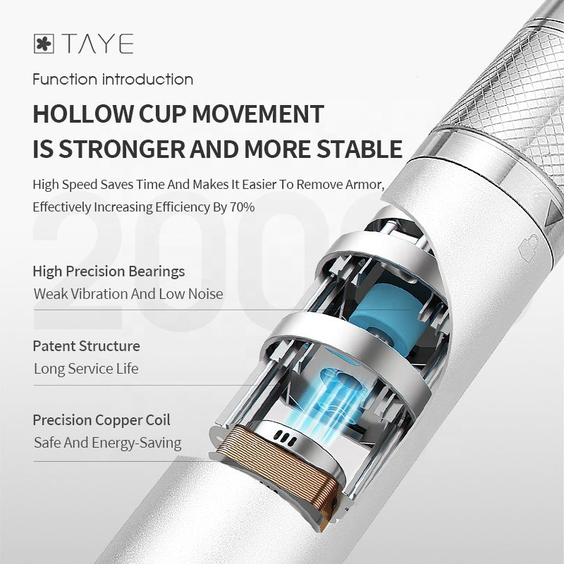 TAYE Easy Use Portable Machine Mini Machine Nail Drill Pen for Nail Art