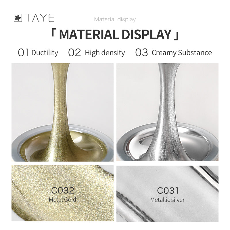 TAYE Nail Gel Painted Metallic Painting Gel Polish