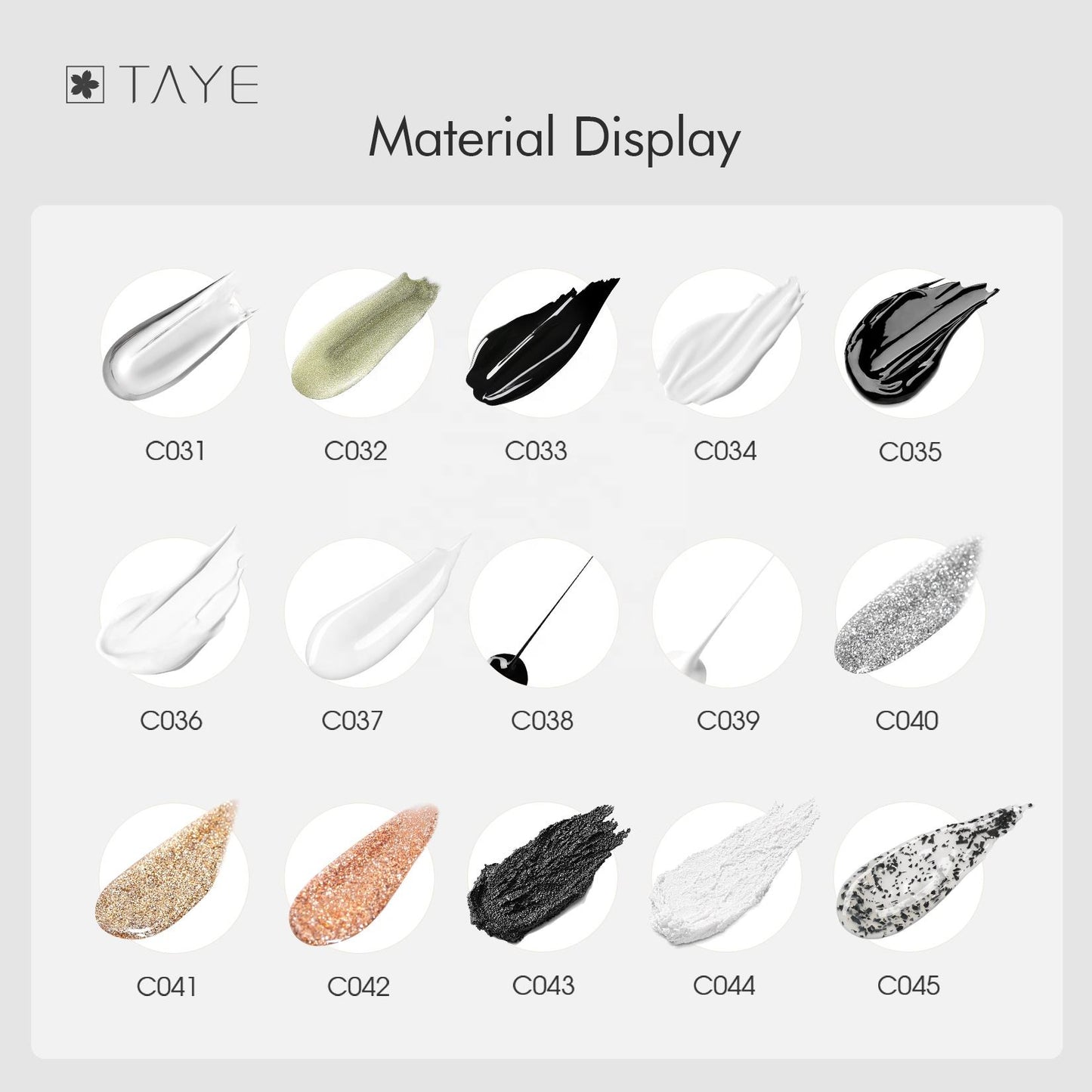 TAYE 15 Colors Drawing Glue Painting Gel Polish Set for Nail Art