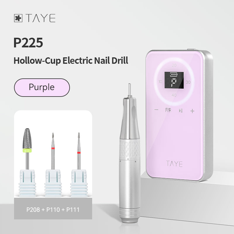 TAYE Professional Latest Best Type Portable Electric Hollow Cup Nail Drill Machine for Nail Salon