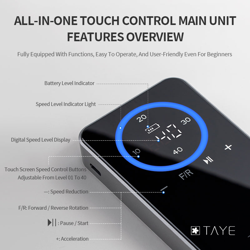 TAYE Professional Latest Best Type Portable Electric Hollow Cup Nail Drill Machine for Nail Salon