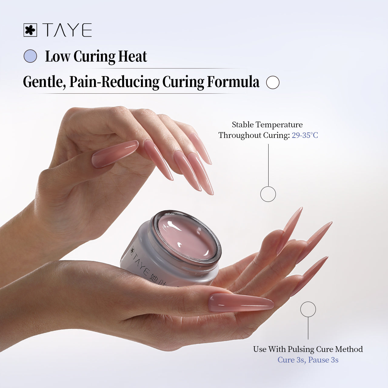 TAYE Milk Extended Gel Nails