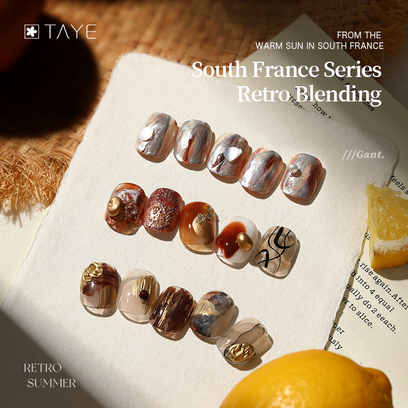 TAYE Metallic Marble Blending Liquid for Nail Art