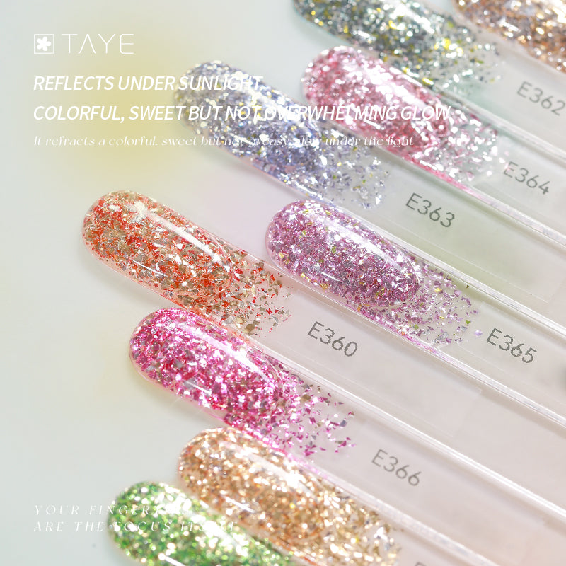 TAYE Long Lasting Glitter Nail Gel Polish