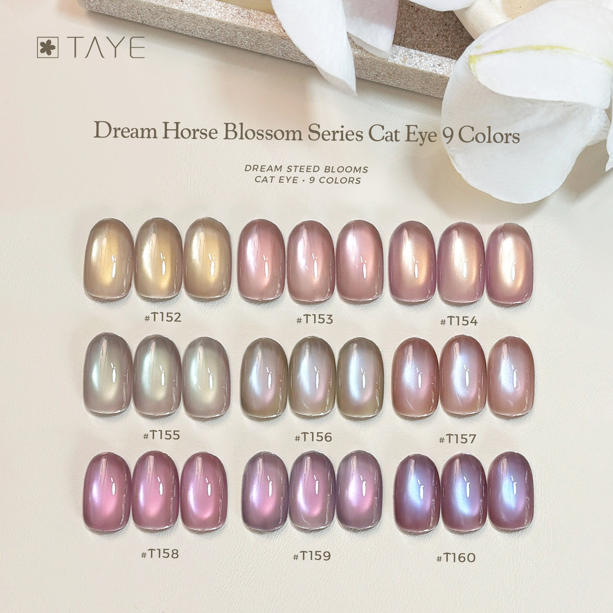 TAYE  Nail Gel Polish Cat Eyes Color