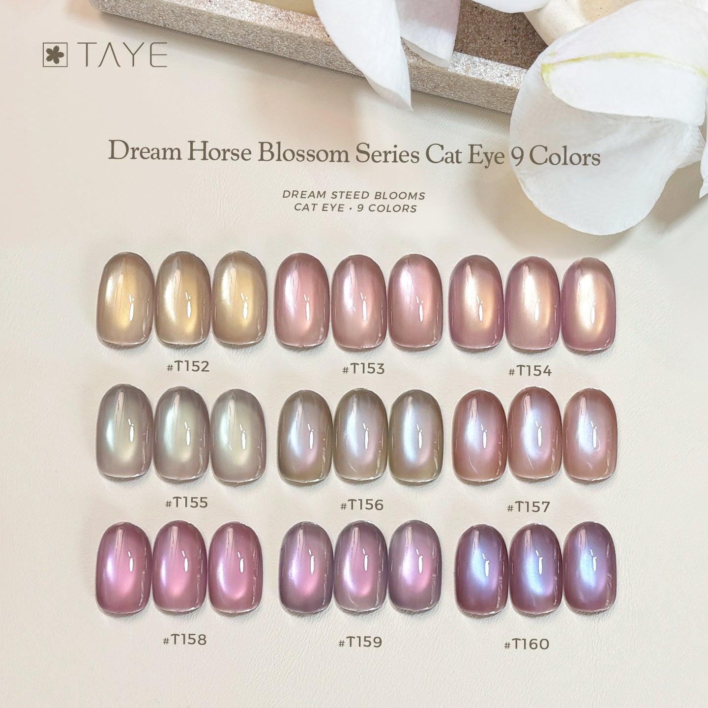 TAYE  Nail Gel Polish Cat Eyes Color
