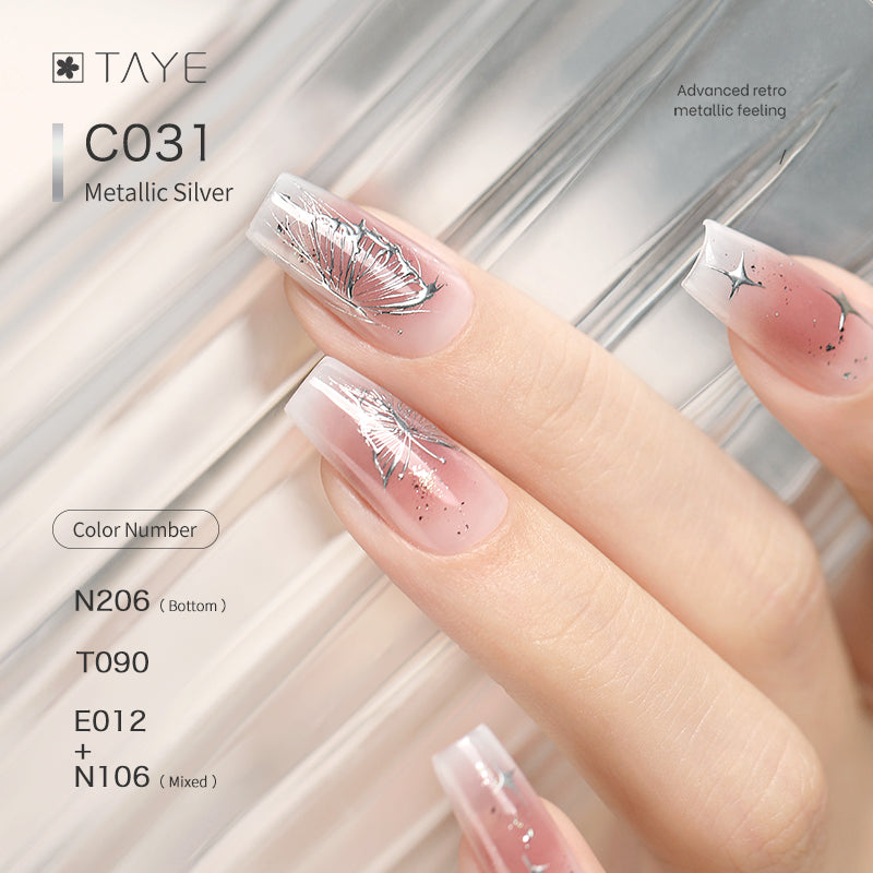 TAYE Nail Gel Painted Metallic Painting Gel Polish
