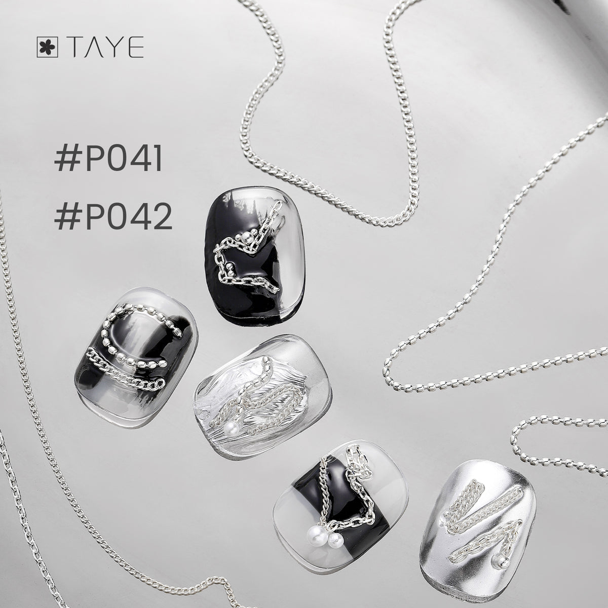 TAYE Nail Accessories Supplies Glitters Pearl Diamond