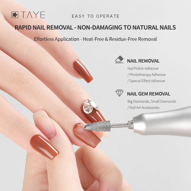 TAYE Professional Cuticle Clean Gel Remove Nail Drill Bit