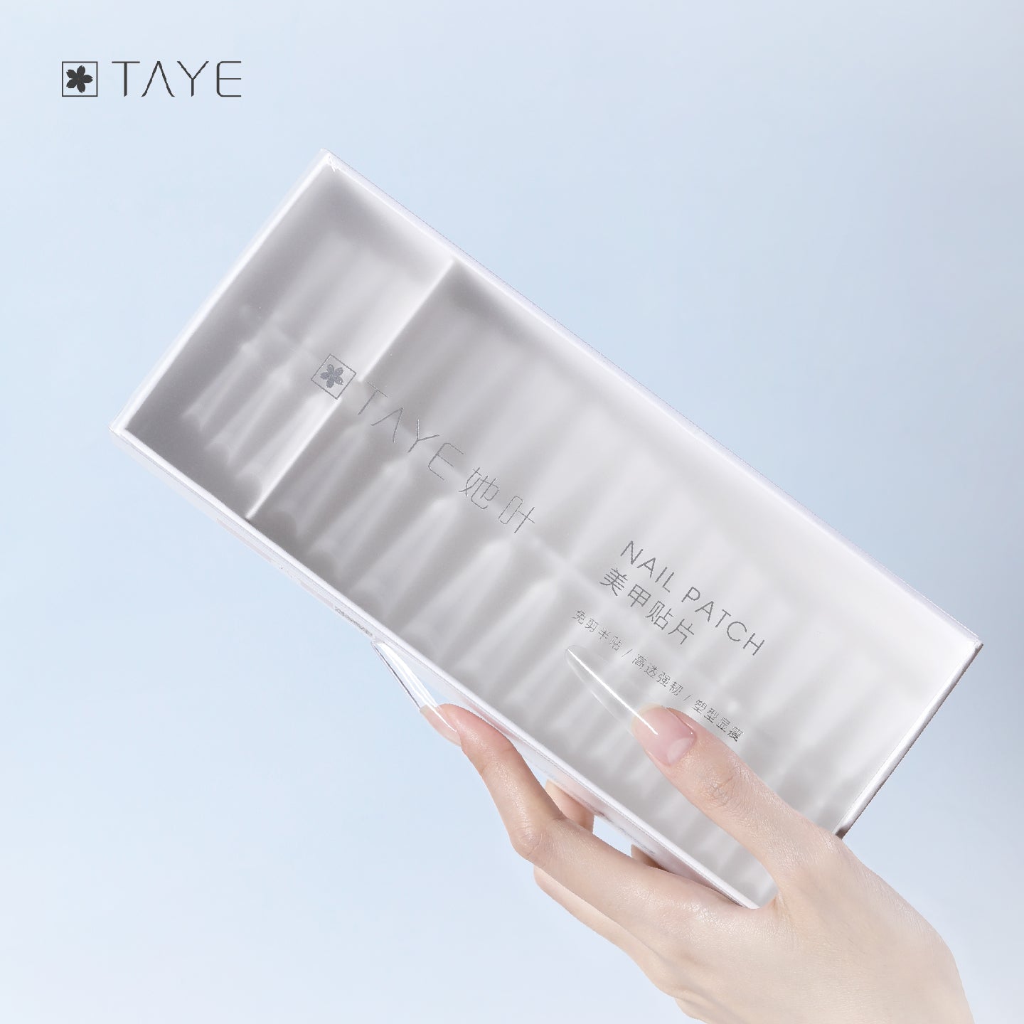 TAYE Extra Long Half Cover Nail Art Nail Tips