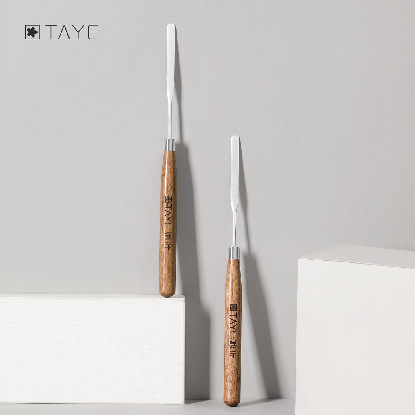 TAYE Metal Head Nail Art Tools Nail Gel Mixing Stick