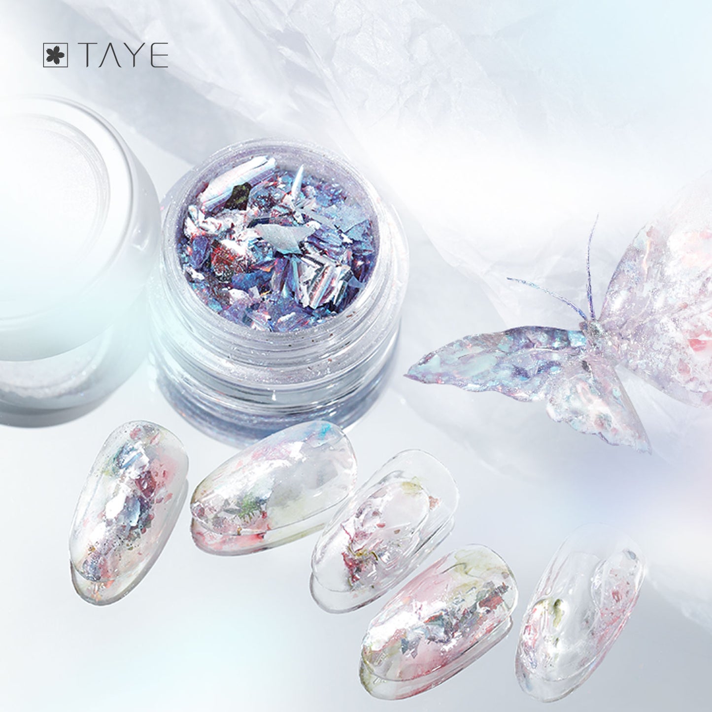 TAYE Mirror Effect Nail Art Decoration
