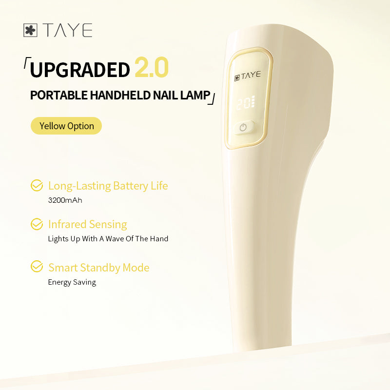 TAYE High Quality Portable Rechargeable Quick Drying UV LED Nail Lamp Light