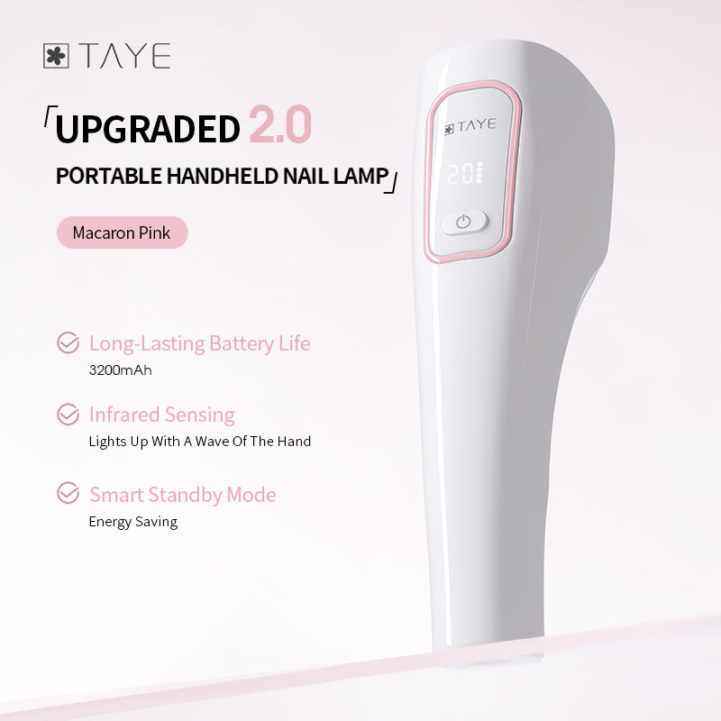 TAYE High Quality Portable Rechargeable Quick Drying UV LED Nail Lamp Light