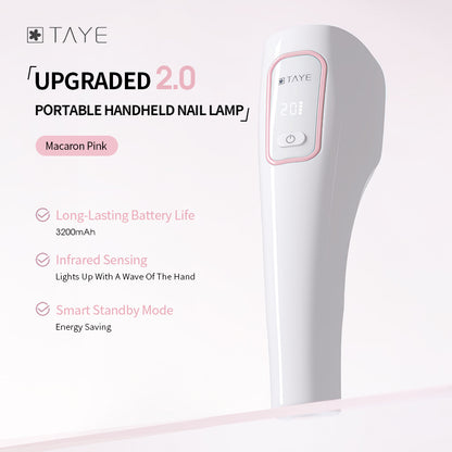 TAYE High Quality Portable Rechargeable Quick Drying UV LED Nail Lamp Light