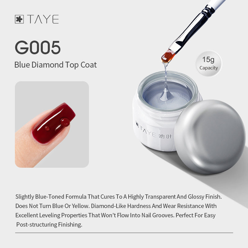 Professional Transparent Multi Functional Nail Glue Gel Base Coat Top Coat for Fingernail