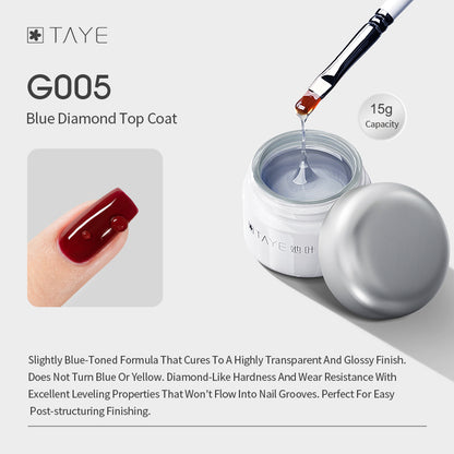Professional Transparent Multi Functional Nail Glue Gel Base Coat Top Coat for Fingernail