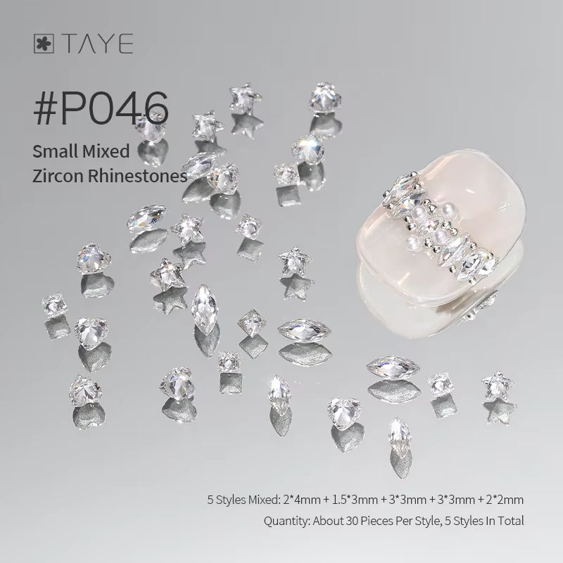 TAYE Nail Accessories Supplies Glitters Pearl Diamond