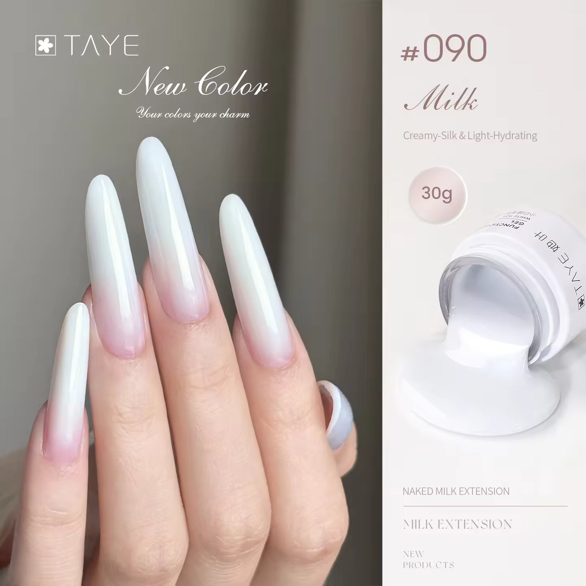 TAYE Nagelverlängerungsgel zum Verlängern von Nägeln