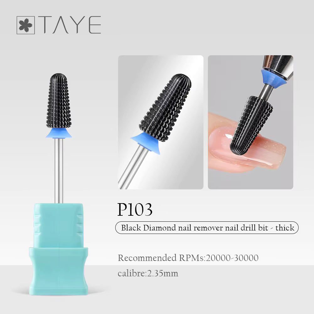 TAYE Professional Cuticle Clean Gel Remove Nail Drill Bit